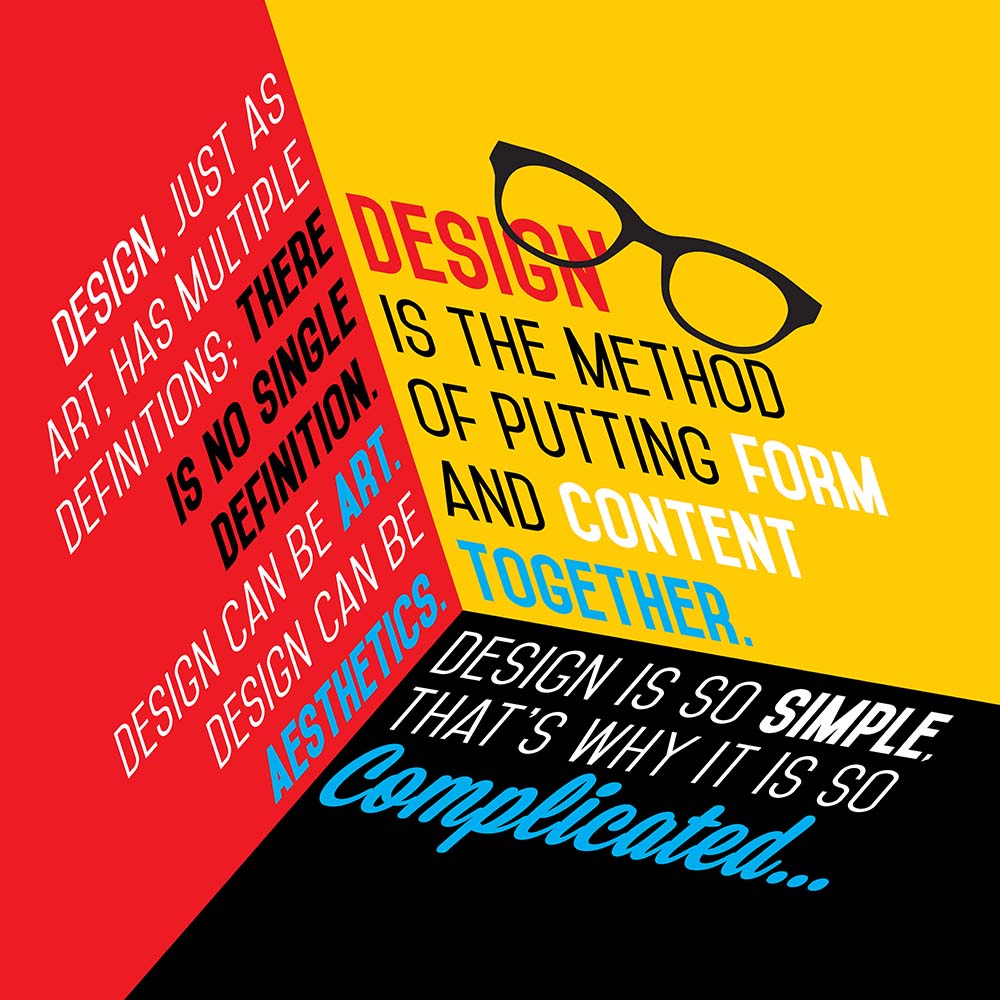 orthographic view of poster
